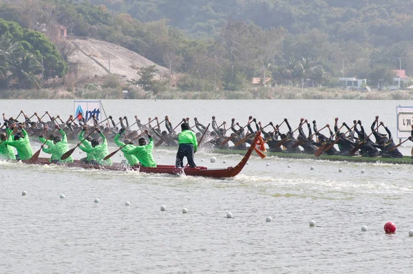 Хуа Хин длинные лодки конкурс 2011 — стоковое фото