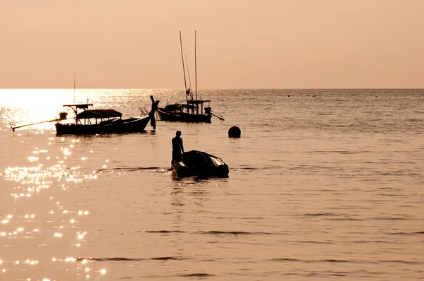 Zonsopgang op surin eiland, zuidelijk van thailand — Stockfoto