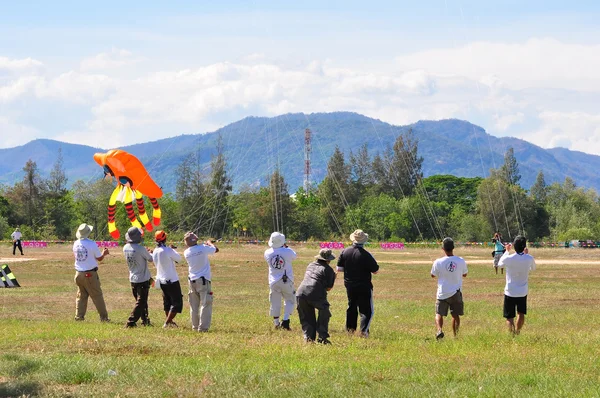 Thailand internationale kite festival 2012 — Stockfoto