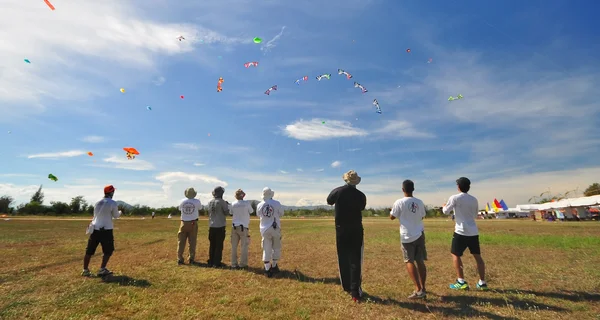 Ταϊλάνδη διεθνή kite Φεστιβάλ 2012 — Φωτογραφία Αρχείου