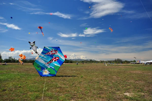 Ταϊλάνδη διεθνή kite Φεστιβάλ 2012 — Φωτογραφία Αρχείου