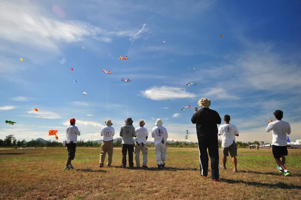 Ταϊλάνδη διεθνή kite Φεστιβάλ 2012 — Φωτογραφία Αρχείου