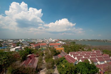 Landscape of Khonkaen province, Thailand clipart