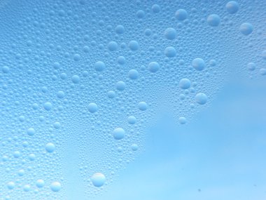 Drops on window clipart