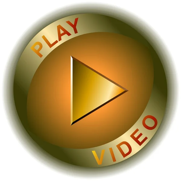 Κουμπί βίντεο — Διανυσματικό Αρχείο