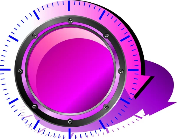 Roze knop downloaden — Stockvector
