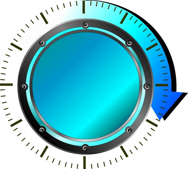 Télécharger bouton bleu — Image vectorielle