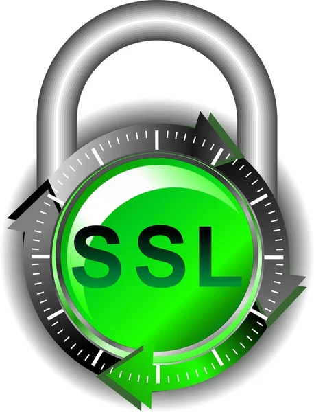 SSL - biztonsági — Stock Fotó