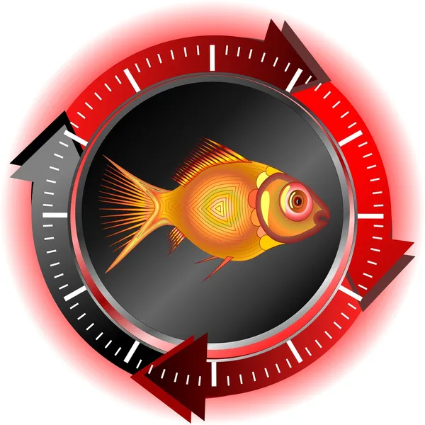Logo de pescado — Vector de stock