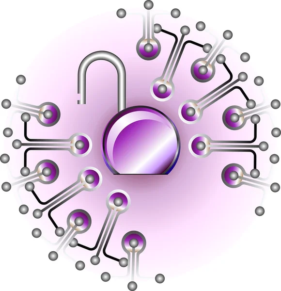 SSL - güvenlik — Stok Vektör