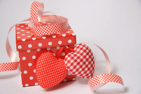 Red Gift box — Stock Photo, Image