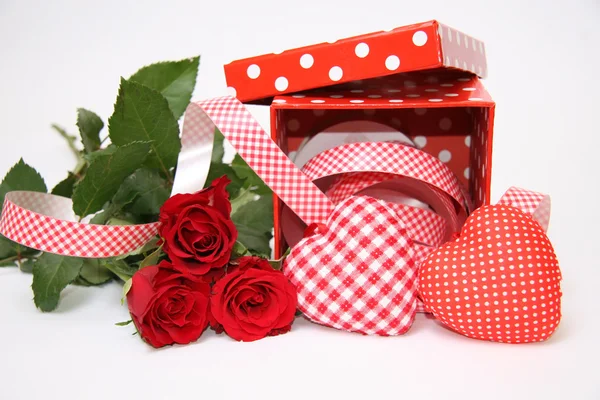 Valentine boîte cadeau — Photo