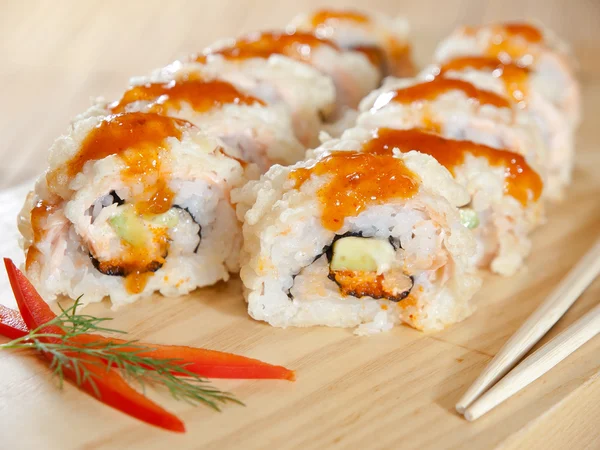 Hot sushi — Stock Photo, Image