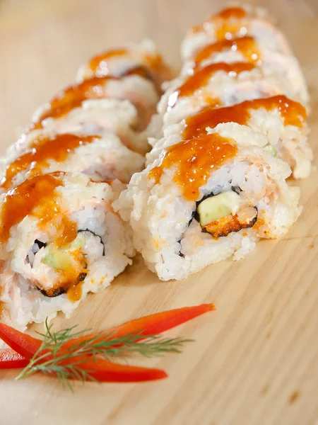 Hot sushi — Stock Photo, Image