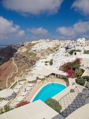 Santorini görünümü