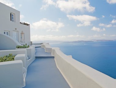 Santorini görünümü