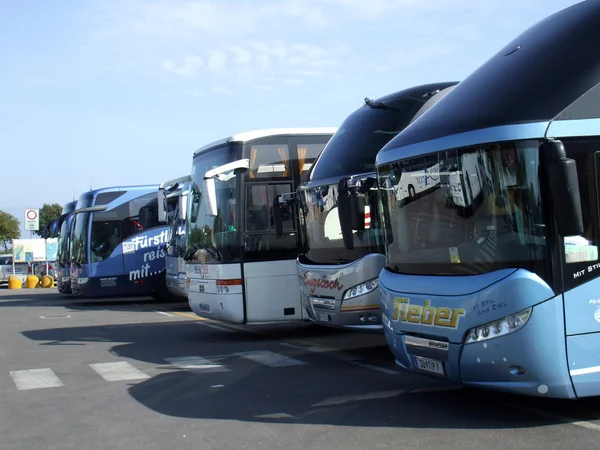 Turist otobüsleri Stok Resim