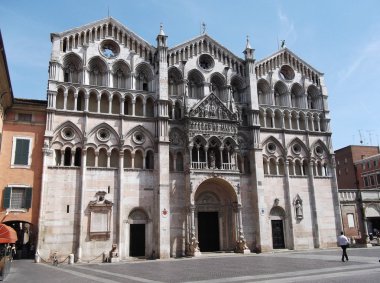 Cathedral of Ferrara clipart