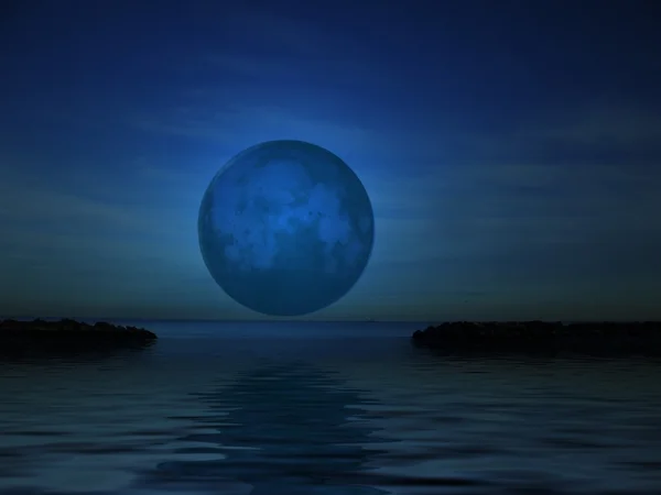 stock image Blue moon