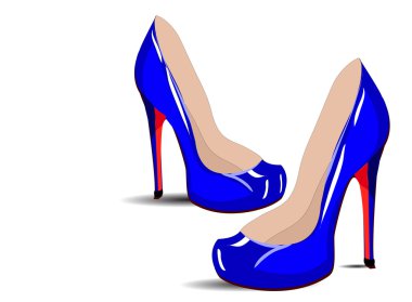 Vector pair of shoes clipart