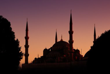 Blue Mosque in Istanbul, Turkey clipart