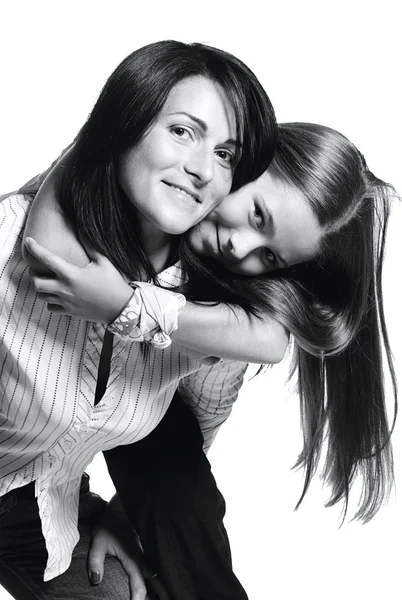 Mother playing with daughter — Stock Photo, Image