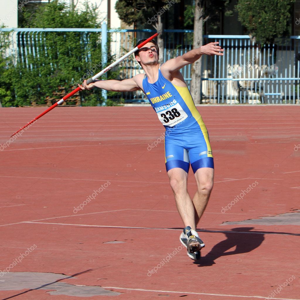Javelin throw competition Stock Editorial Photo © DenysKuvaiev 10630142