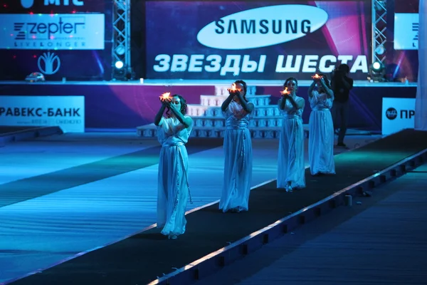 Ceremonia de apertura de la reunión de Samsung Pole Vault Stars — Foto de Stock