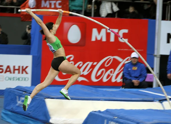 Пирек Моника - польский прыгун с шестом — стоковое фото