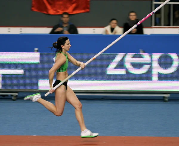 Pyrek Monika - Polish pole vaulter — Stock Photo, Image