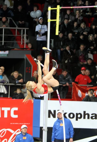 Rogowska アンナ - ポーランドの棒高跳 — ストック写真