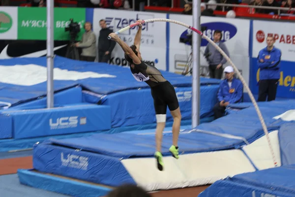 Lavillenie Renaud wins mens competition — Stock Photo, Image