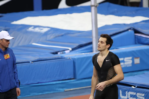 stock image Lavillenie Renaud wins mens competition