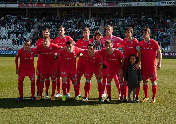 Jogadores, R.C. Celta Vigo na formação inicial — Fotografia de Stock