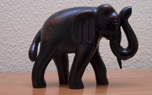 Fa elefánt figura — Stock Fotó