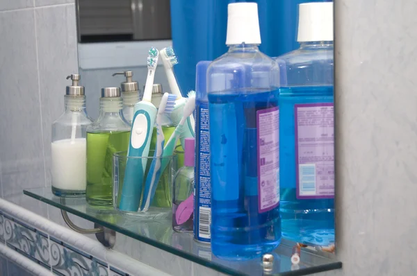 stock image Bathroom shelf