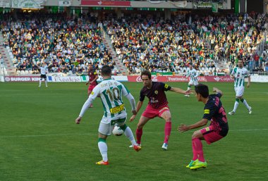 Borja Garcia W(10) maç lig Cordoba vs Herkül sırasında eylem