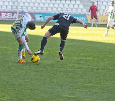 futbolcular top için mücadele