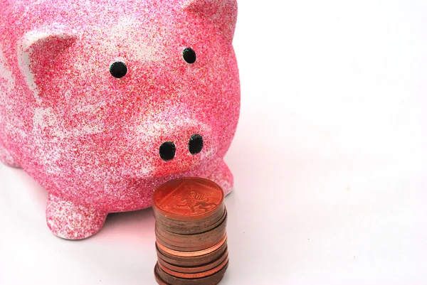 Piggy bank voor geld — Stockfoto