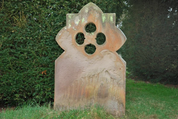 Verweerde grafsteen — Stockfoto