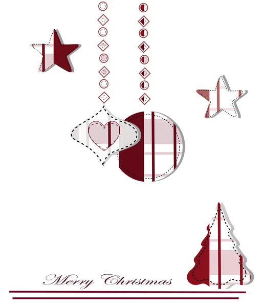 Composition originale de Noël — Image vectorielle