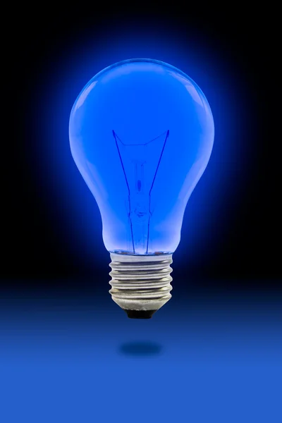 Azul luz blub — Fotografia de Stock