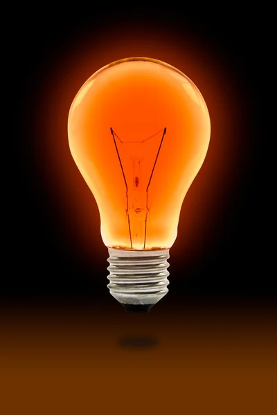 オレンジ色の電球 — ストック写真