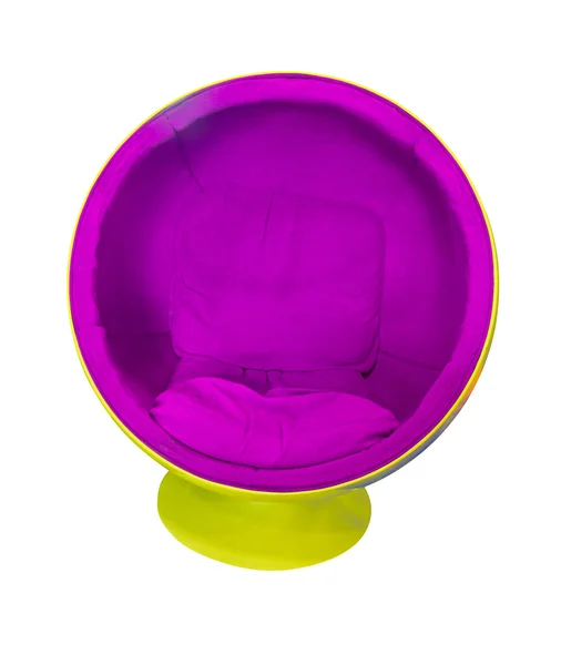 Purple modern sofa isolated — Stockfoto