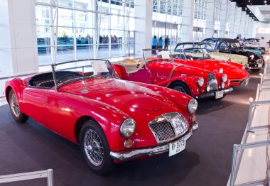Tayland uluslararası motor Expo 2011 klasik otomobil görüntüleme
