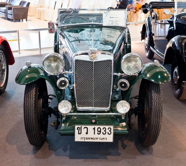 Vintage car MG Magna L1 display at Thailand International motor — Stock Photo, Image