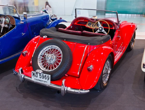 Eski model araba mg tf ekran Tayland uluslararası motor Expo 2 — Stok fotoğraf