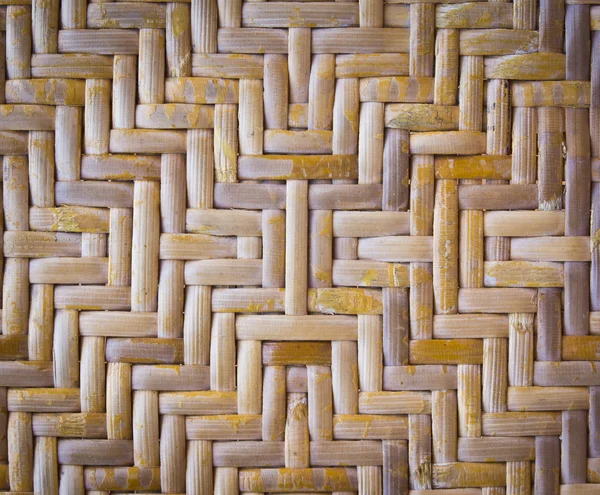 Textura de tecido de bambu para fundo — Fotografia de Stock