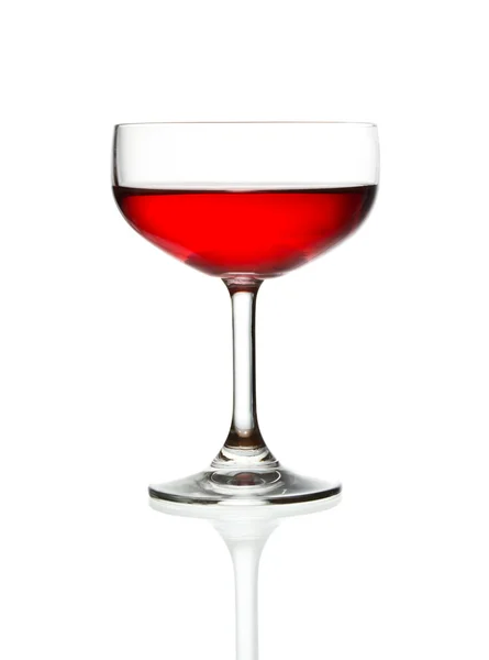 Бокал вина изолирован — стоковое фото