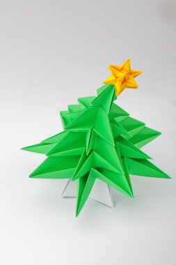 Origami - a Christmas tree